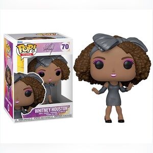 Funko Gray and Brown Curly Hair Pop Figure